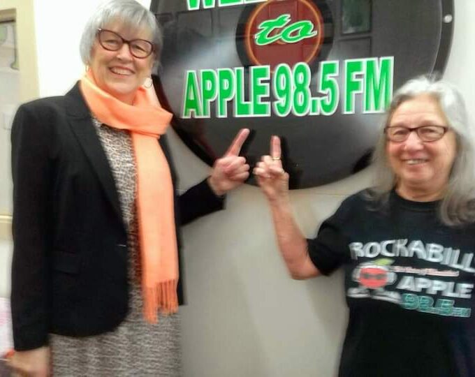 Guest on Apple 98.5FM with station President
